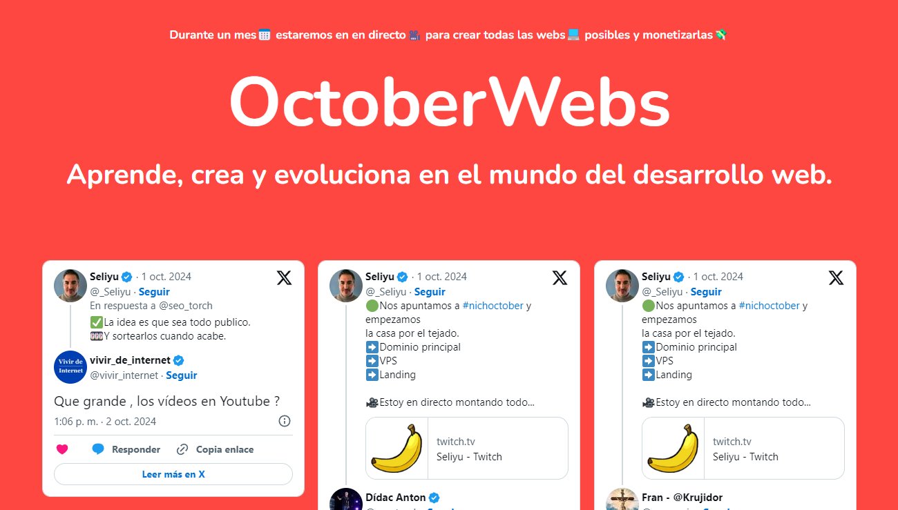 OctoberWebs Inicio